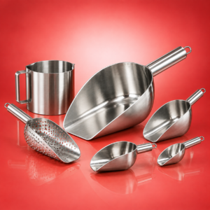 Stainless Steel Scoops for Pharmaceutical & Process Applications